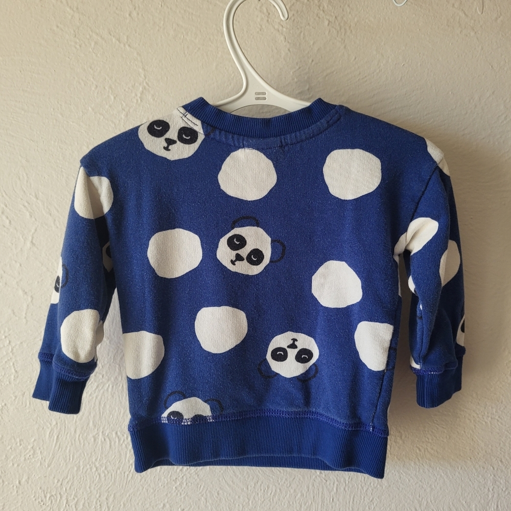 Hanna Andersson French Terry Panda Sweatshirt 80cm - Picture 5 of 6